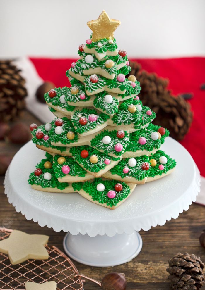 Sugar cookies Christmas tree