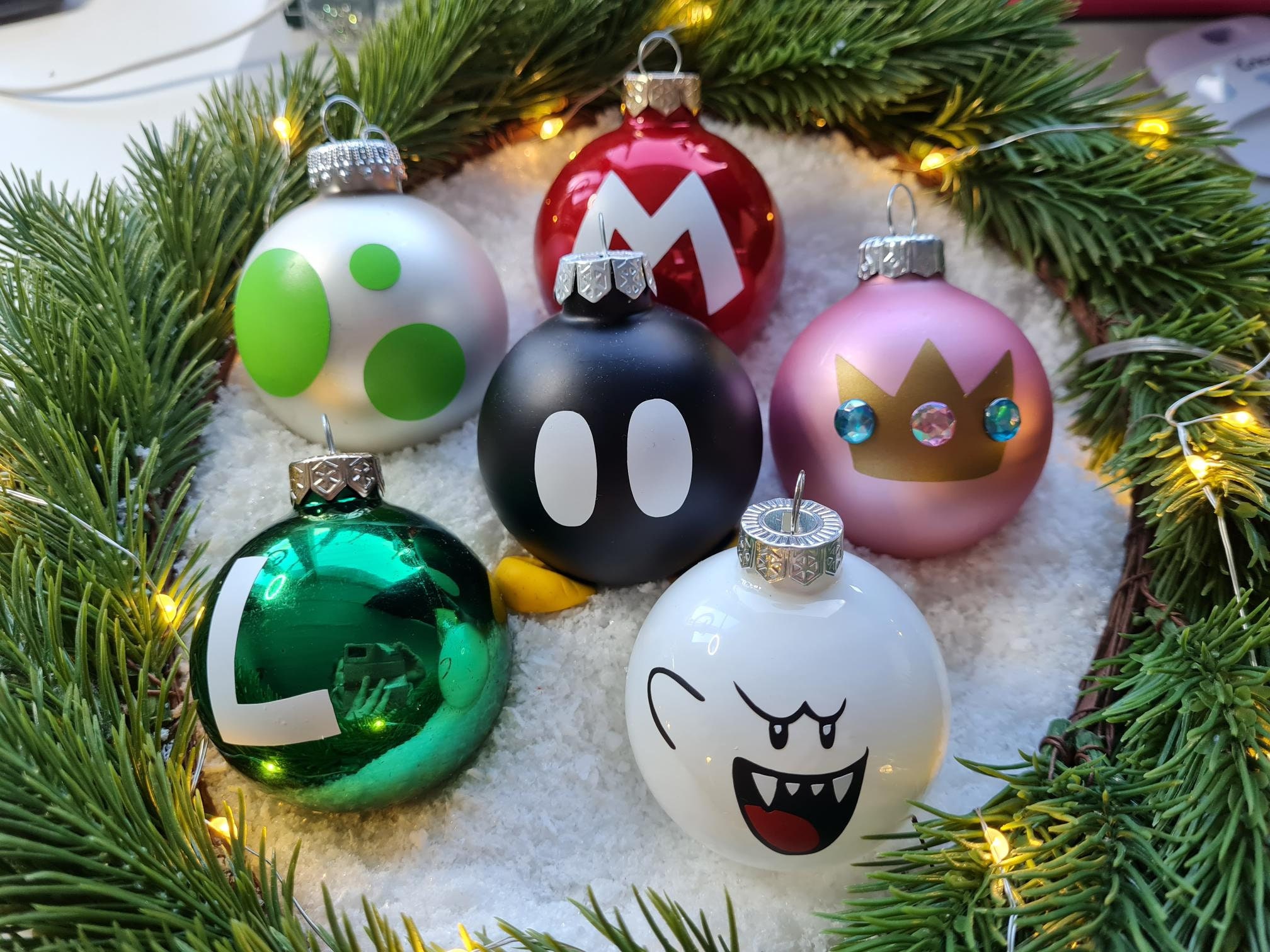 Super Mario Christmas Decorations