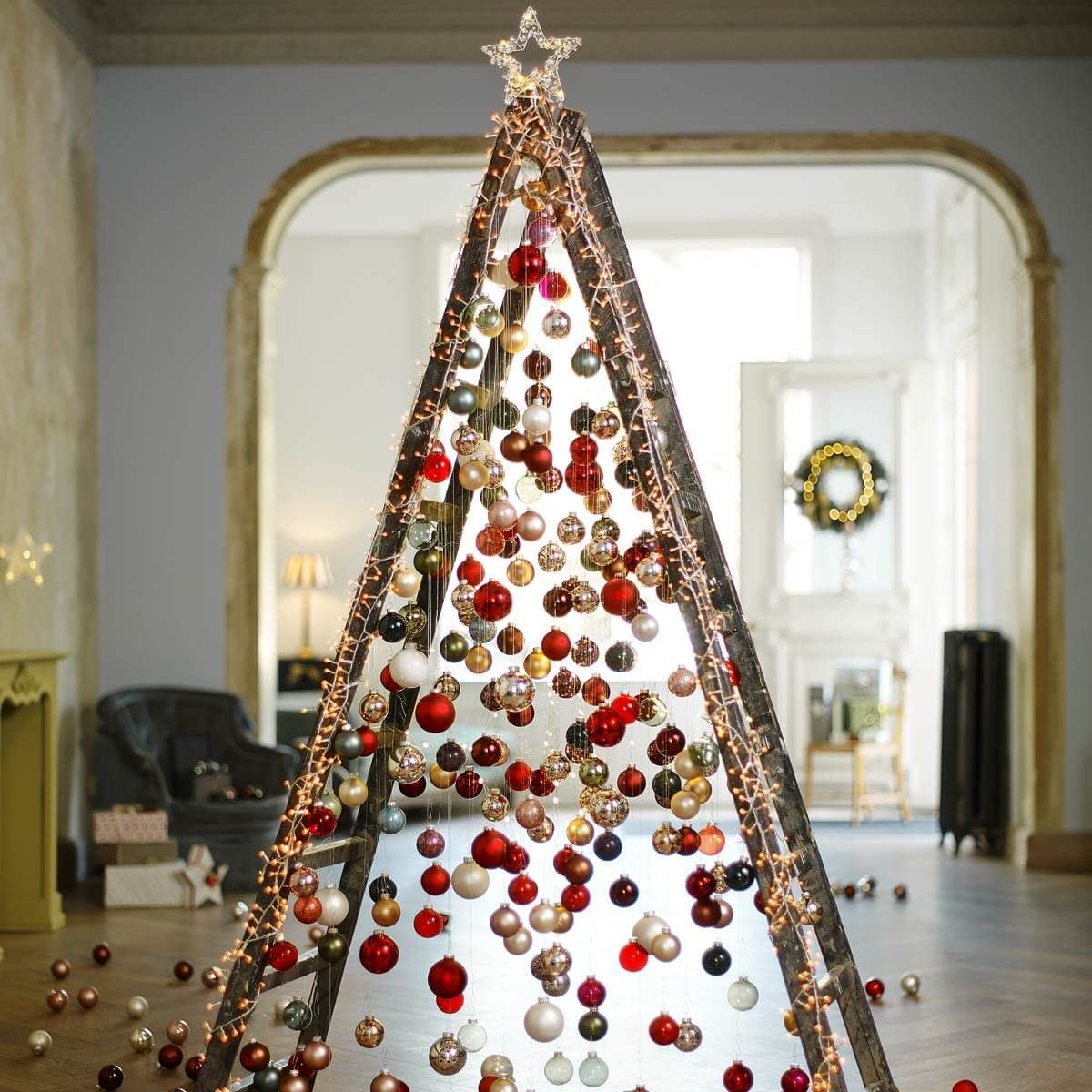 Traditional Christmas Tree Ladder