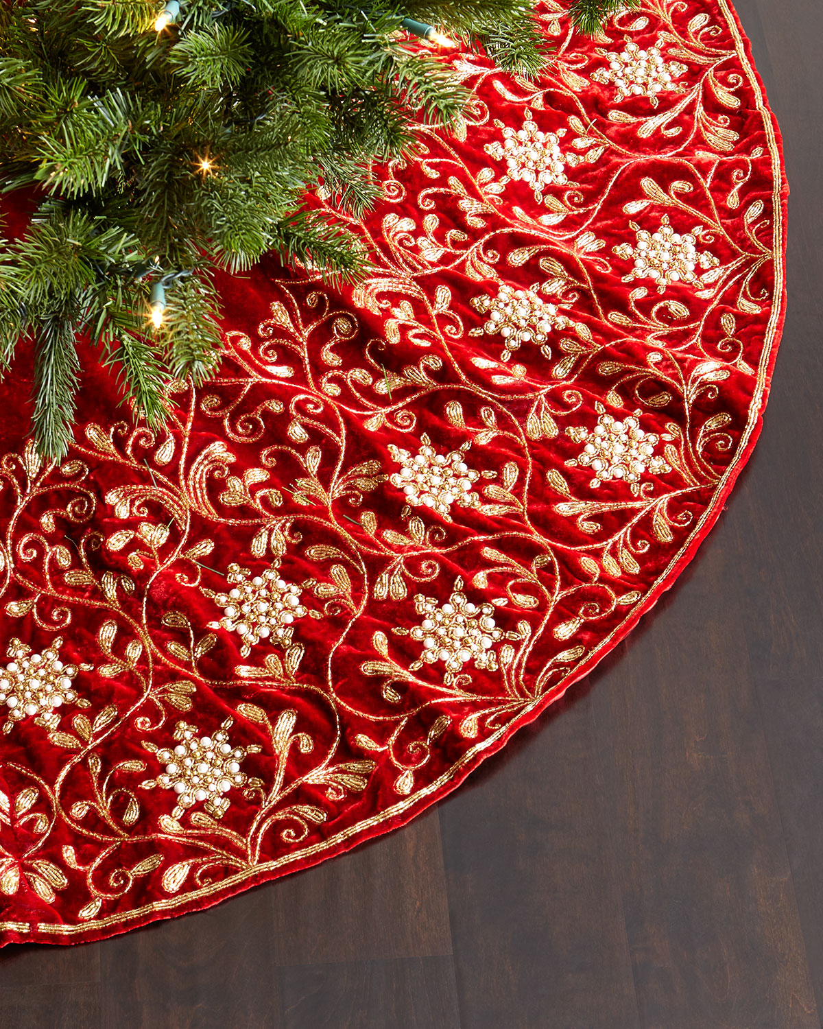 Velvet Christmas Tree Skirt