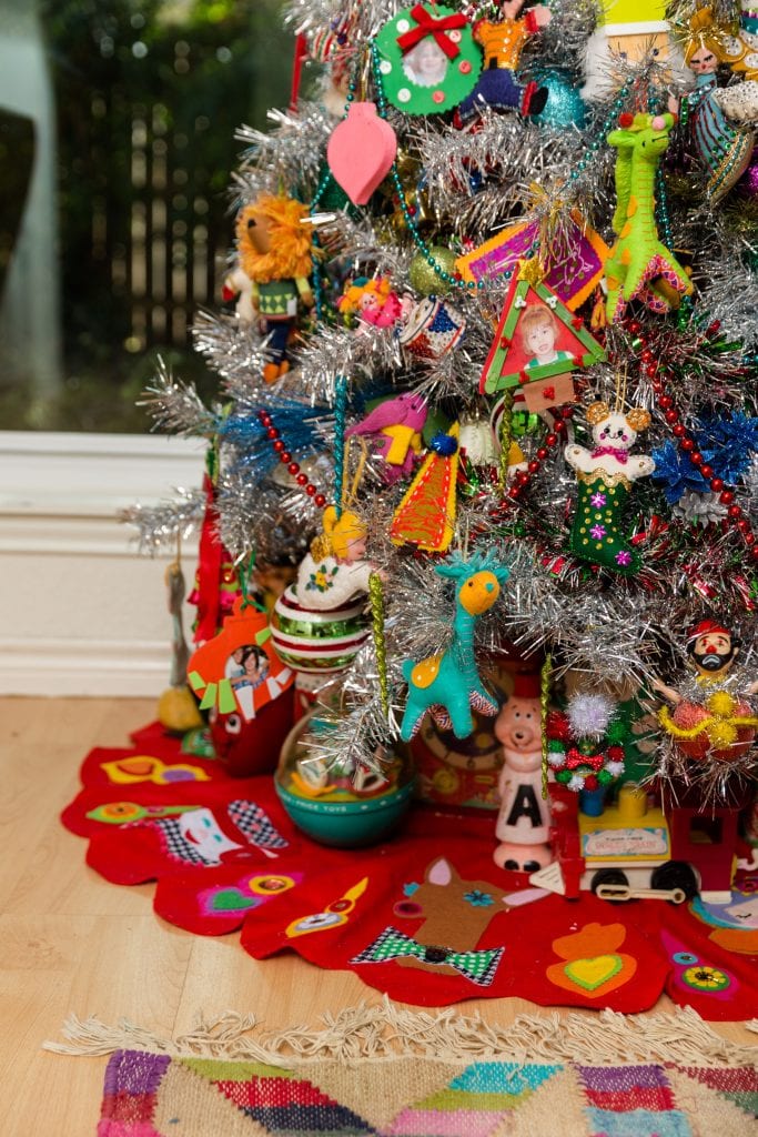 Vintage Toy Christmas Tree