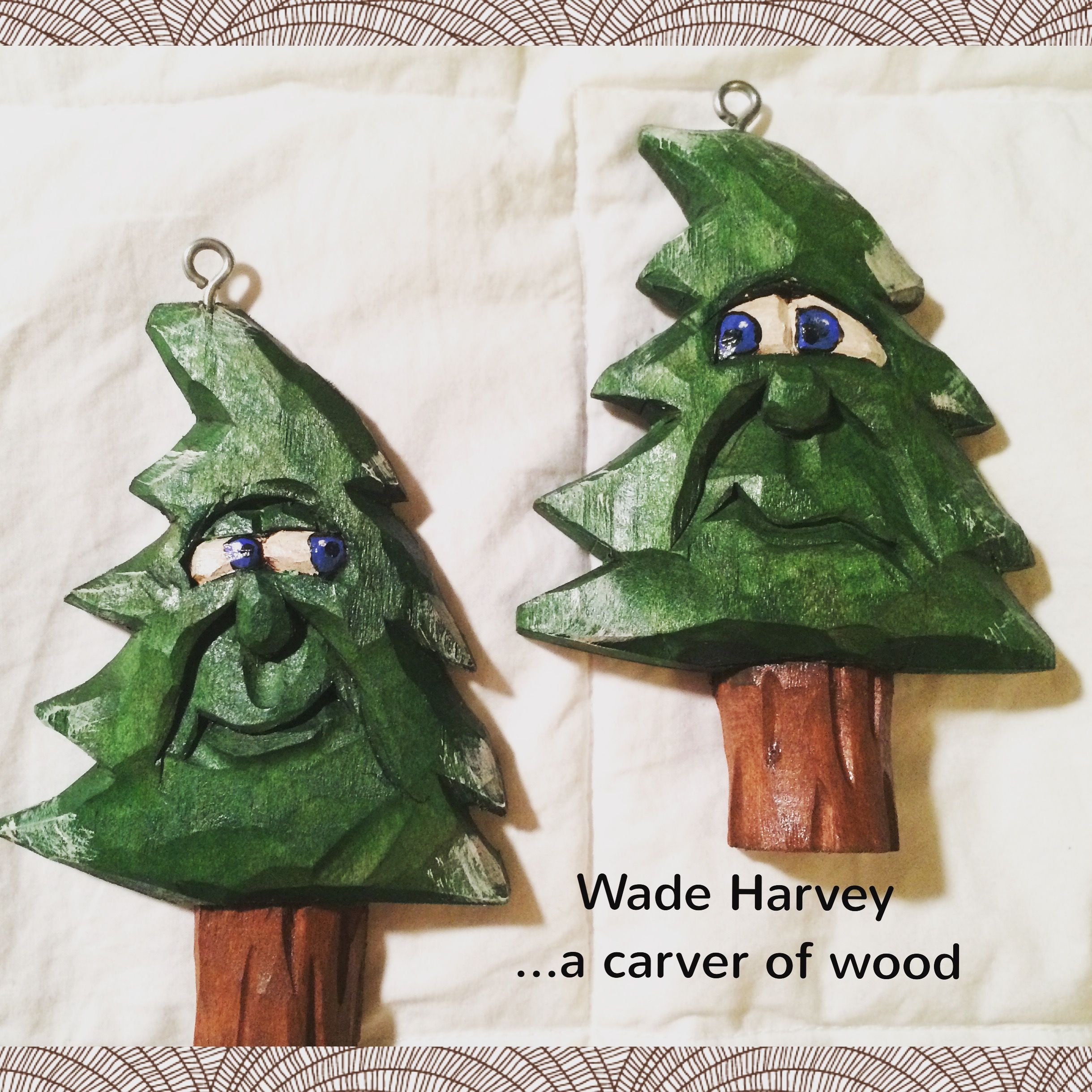 Whimsical Christmas Tree Carving