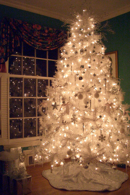 White-on-White Christmas Tree