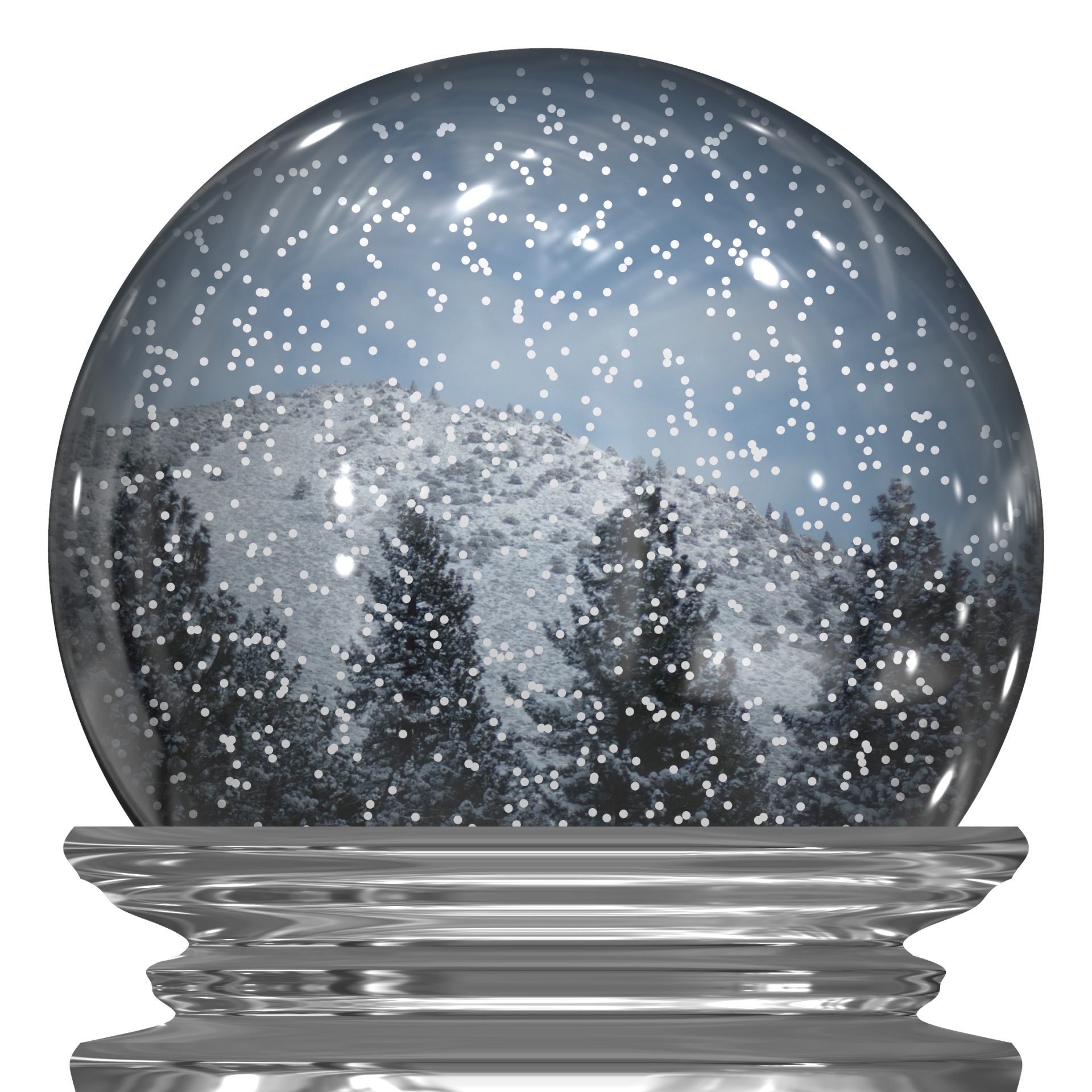 Winter Snow Globe