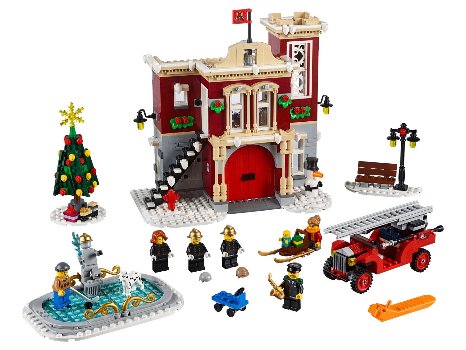 Winter Village Fire Station