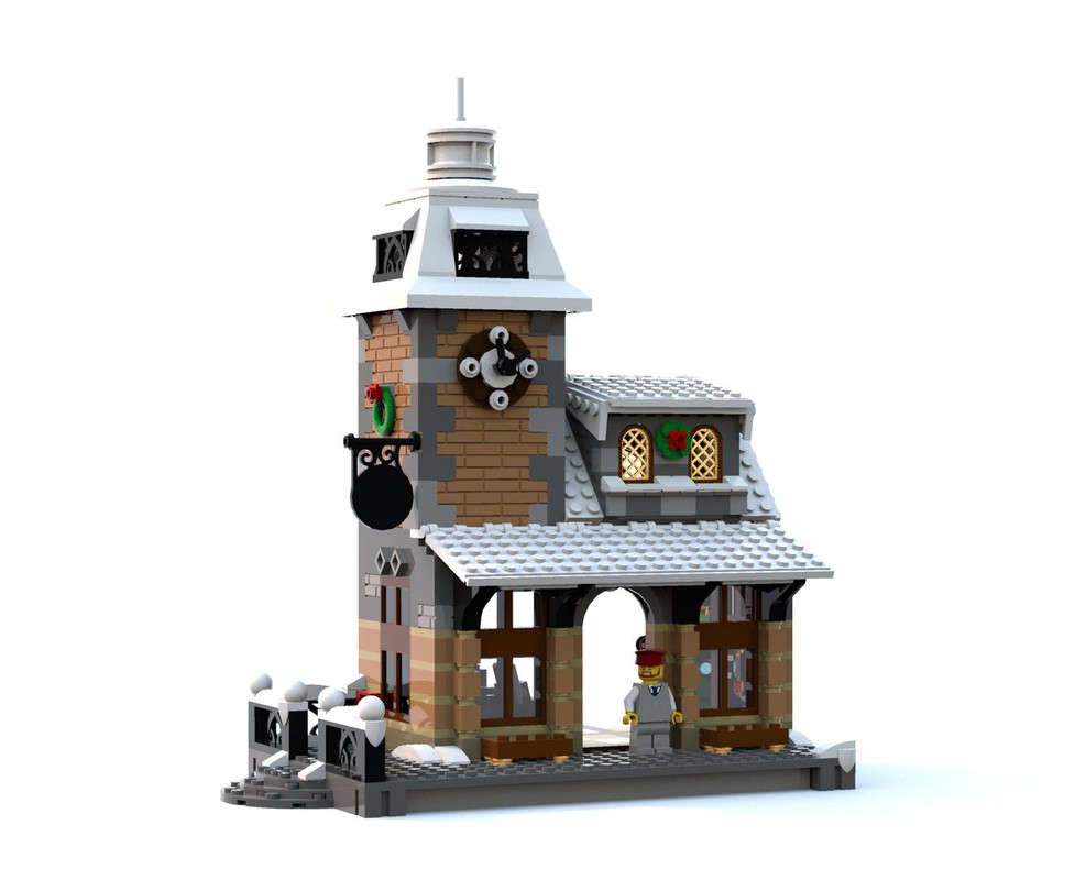 Winter Village Train Station