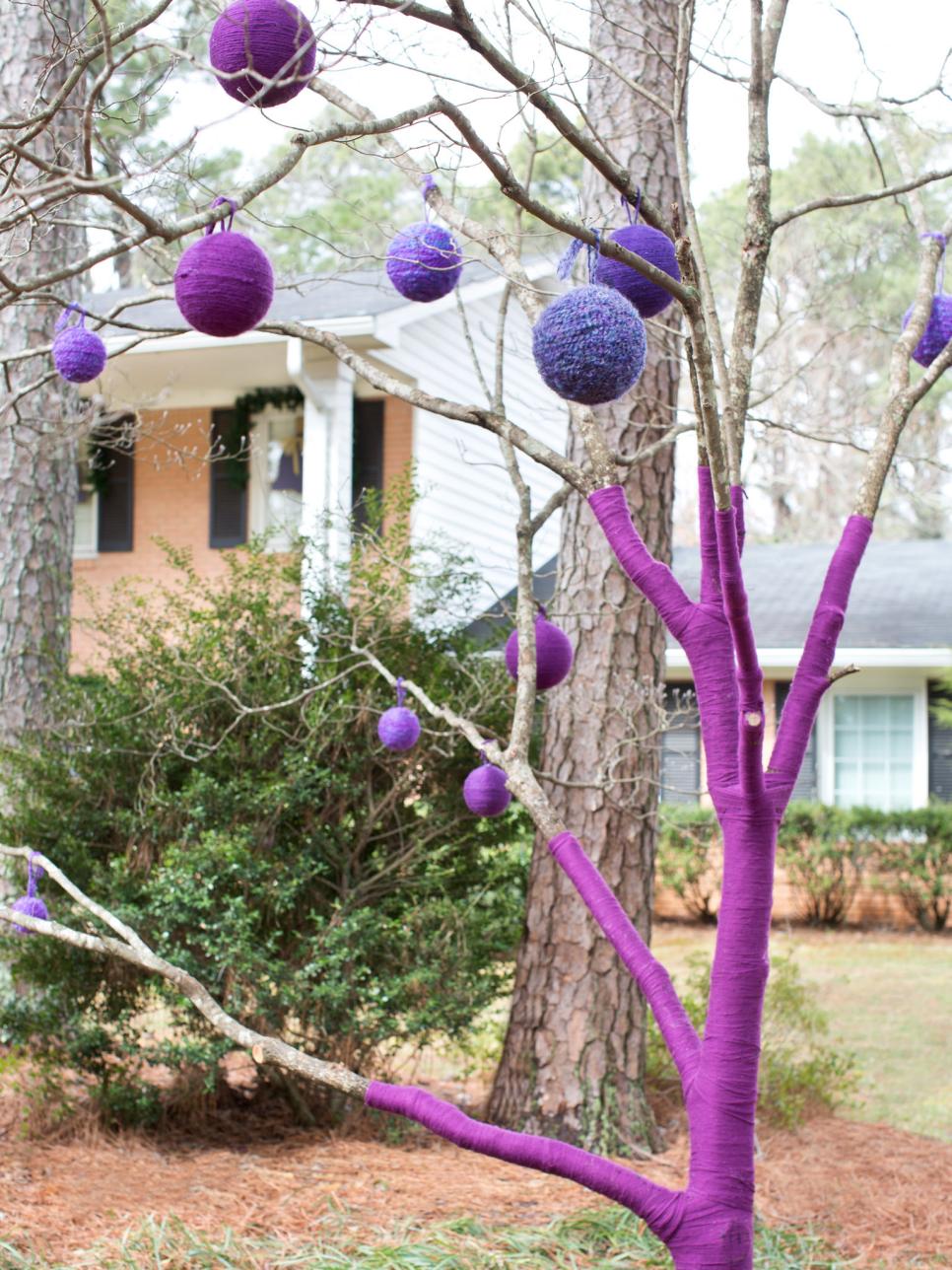 Yarn-Wrapped Tree