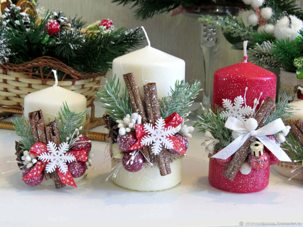 Christmas Candle Decor Ideas