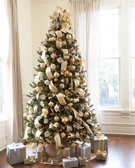 Gold and Silver Christmas Tree Decorations