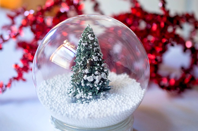 Snow Globe Christmas Tree Ideas