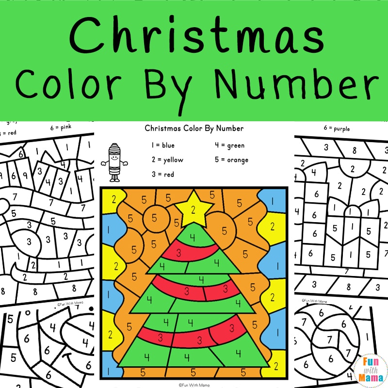 Christmas Color by Number Ideas