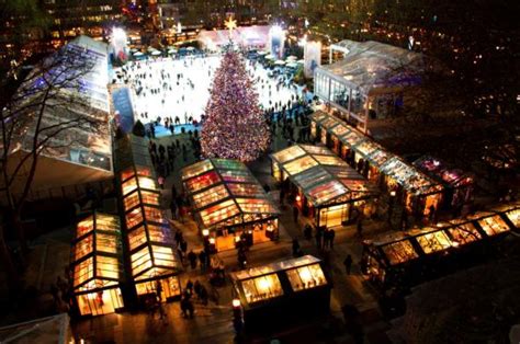 Bryant Park Holiday Market Christmas Eve