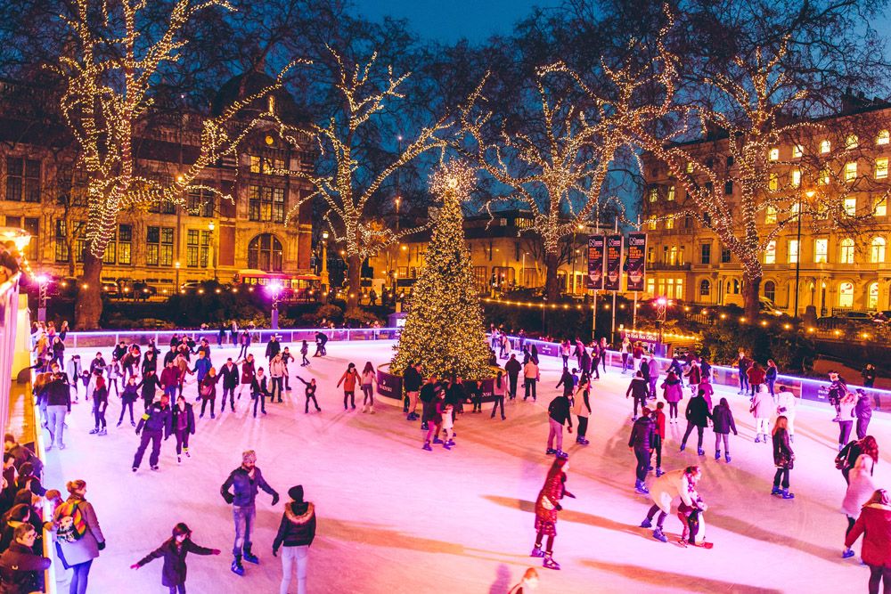 Christmas Ice Skating in London