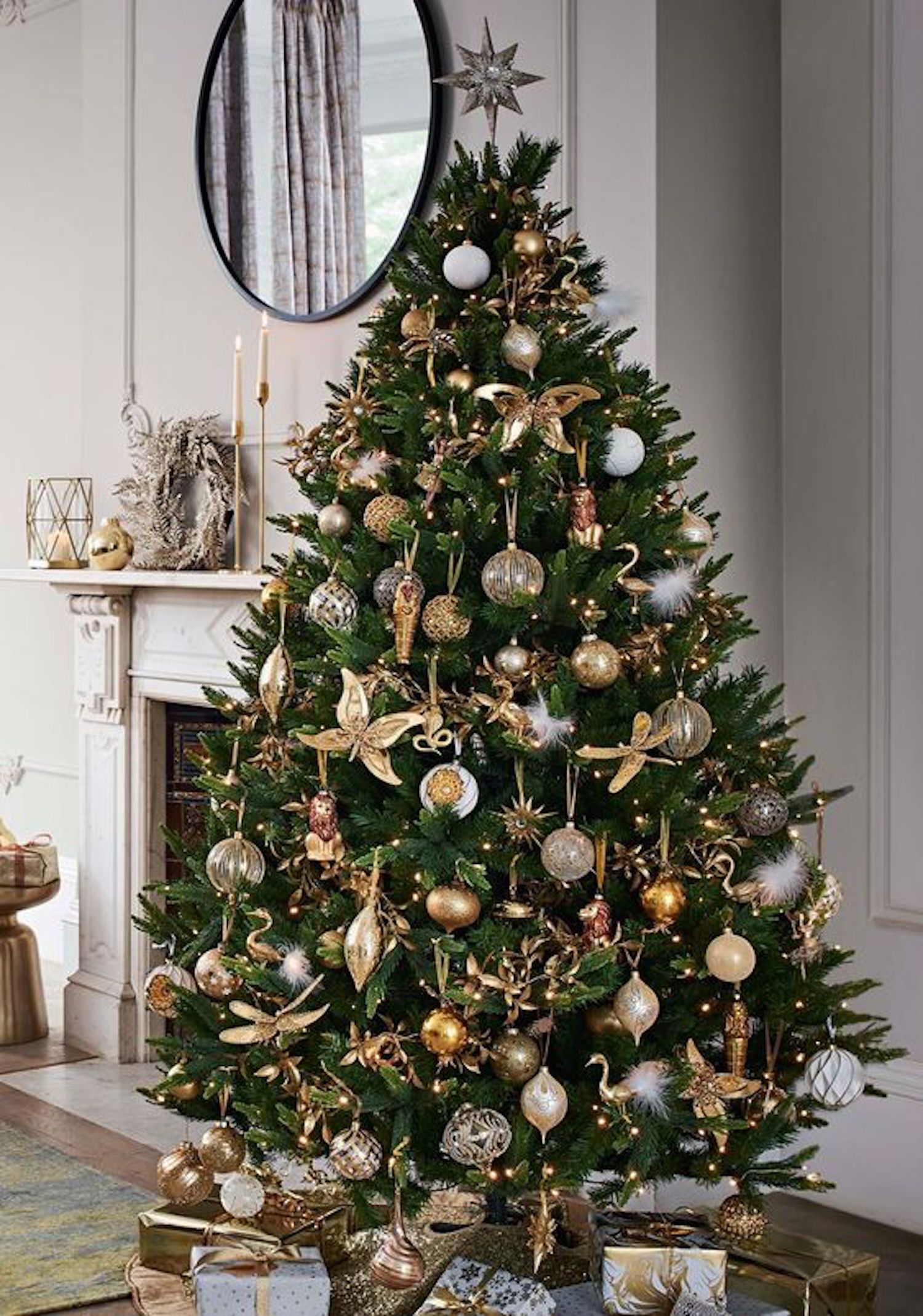 Gold Christmas Tree Decorations