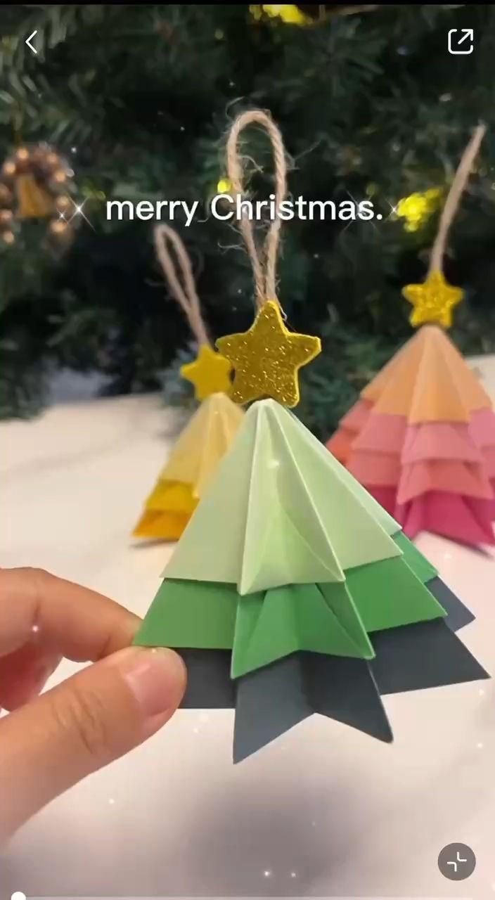 Paper Christmas Tree Decoration Ideas