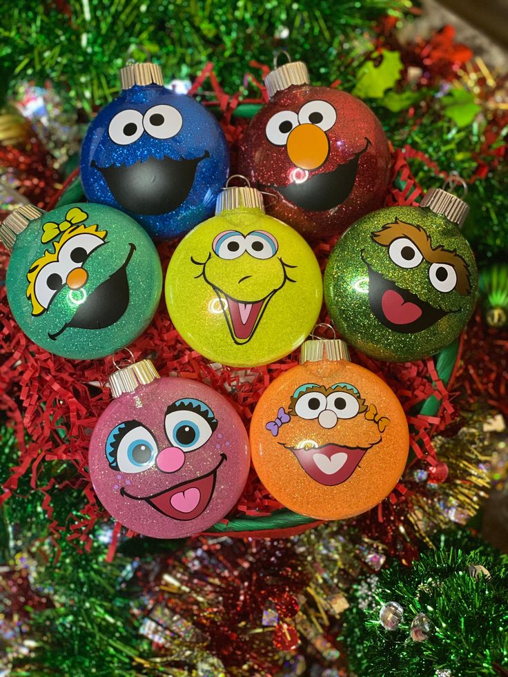 Sesame Street Christmas Decorations