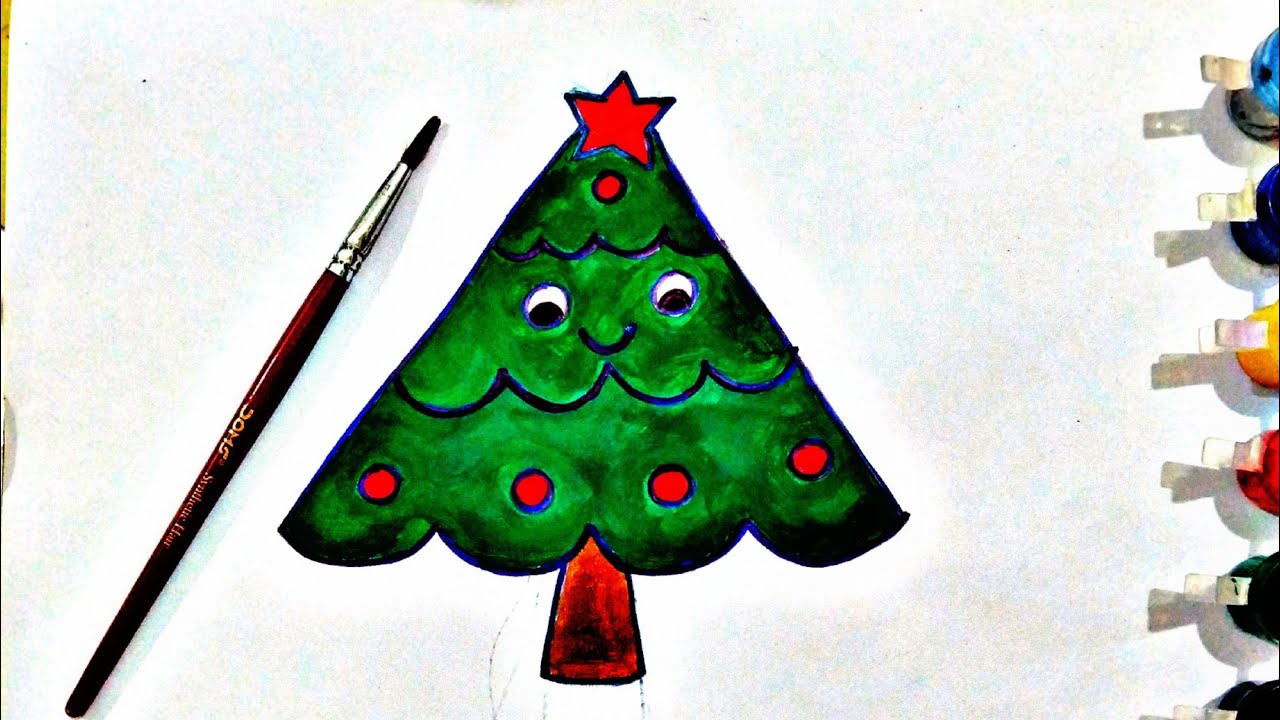 Christmas Tree Drawing