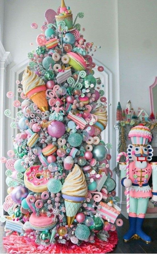 Candy-Themed Christmas Tree Decorations