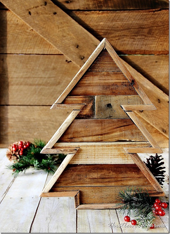 Pallet Wood Christmas Trees Ideas