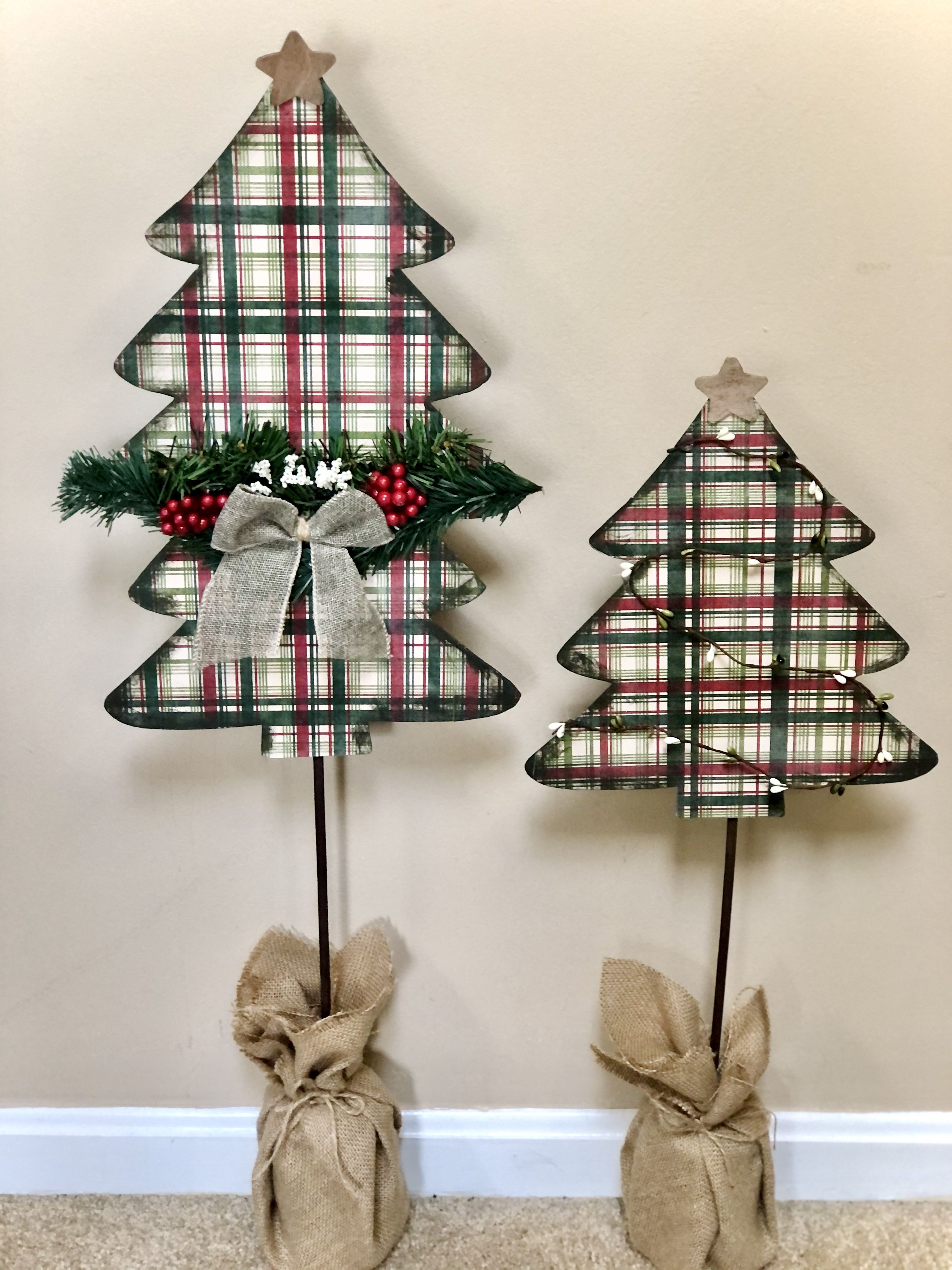 Rustic Christmas Decor Ideas from Dollar Tree