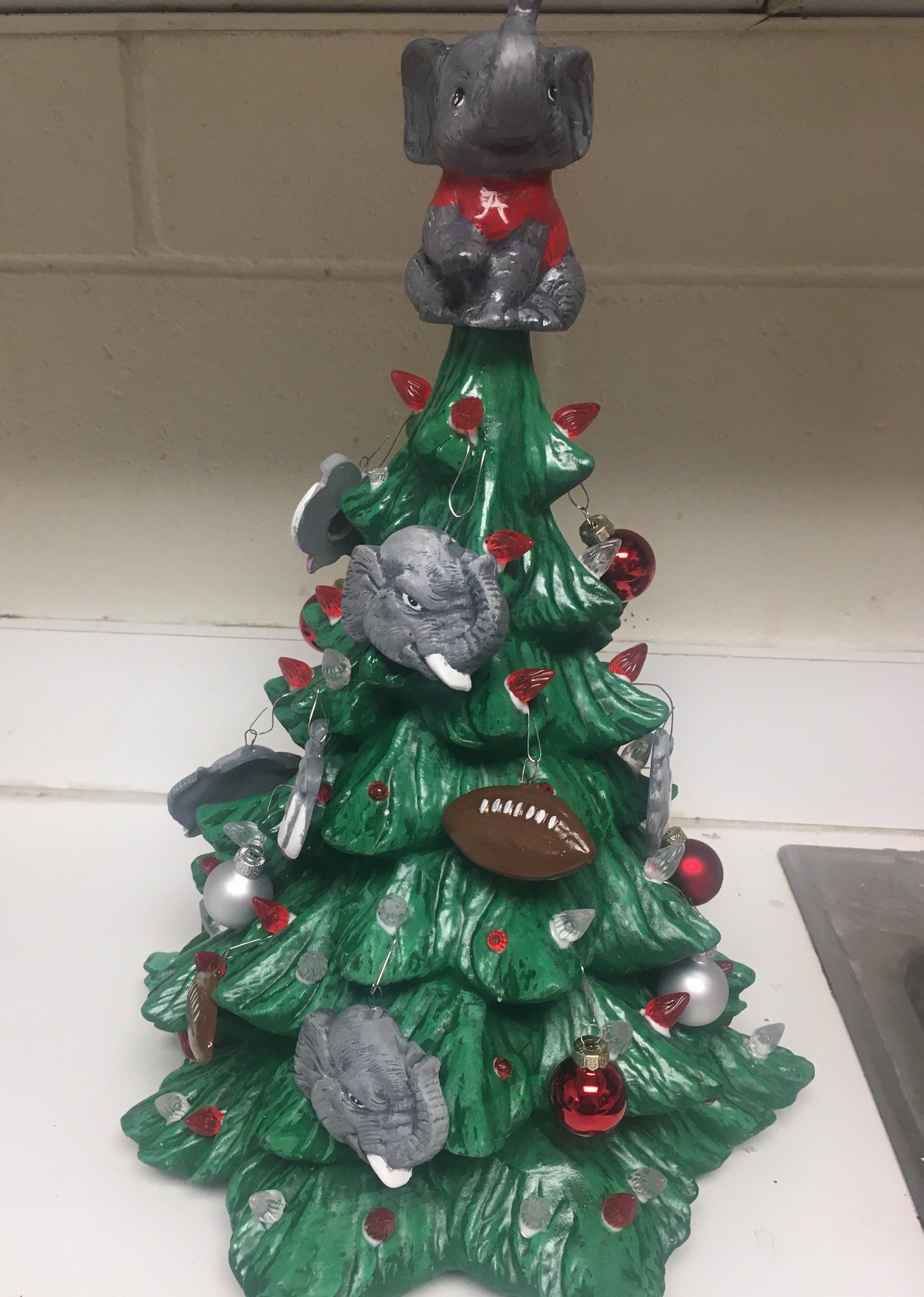 Alabama Crimson Tide Christmas Tree